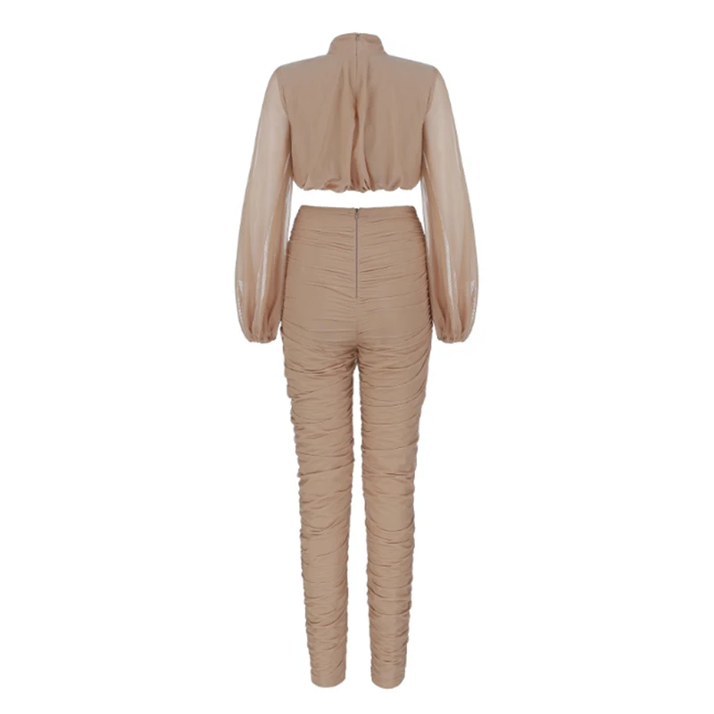 HIGH STREET/Новинка 2019 стильный костюм для подиума комплект женская футболка с