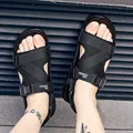 Casual Men sandały letnie buty sandały męskie sandały odkryty oddychający komfort Slip on Plus rozmiar otwarte buty Sandalias Hombre EVA
