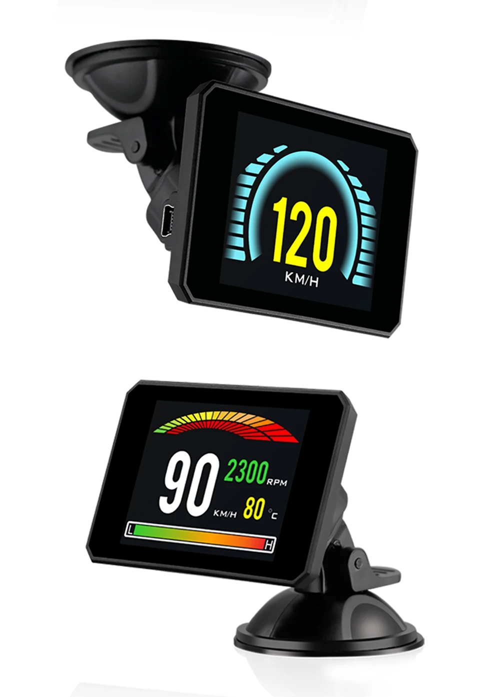Hud Дисплей лобовое стекло 5,8 TFT OBD цифровой автомобильный проектор скорости бортовой компьютер OBD2 Скорость ometer