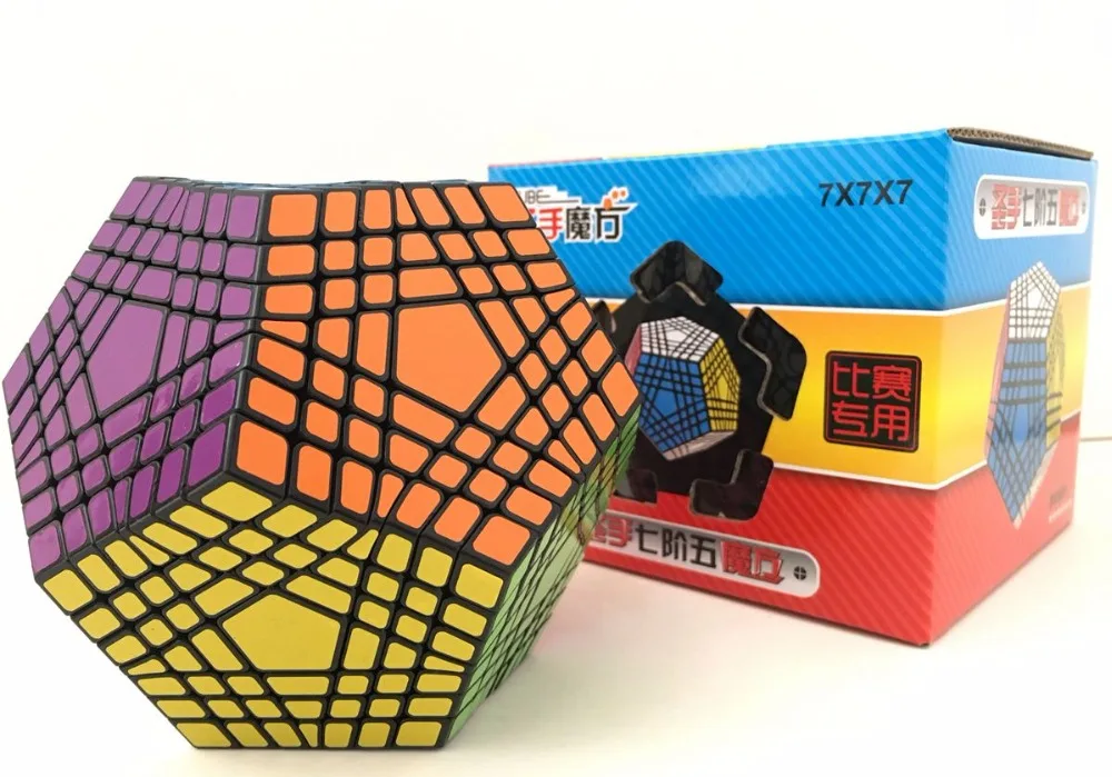 Shengshou Teraminx куб 7x7 Wumofang 7x7x7 волшебный куб профессиональный куб додекаэдра Твист Головоломка Развивающие игрушки