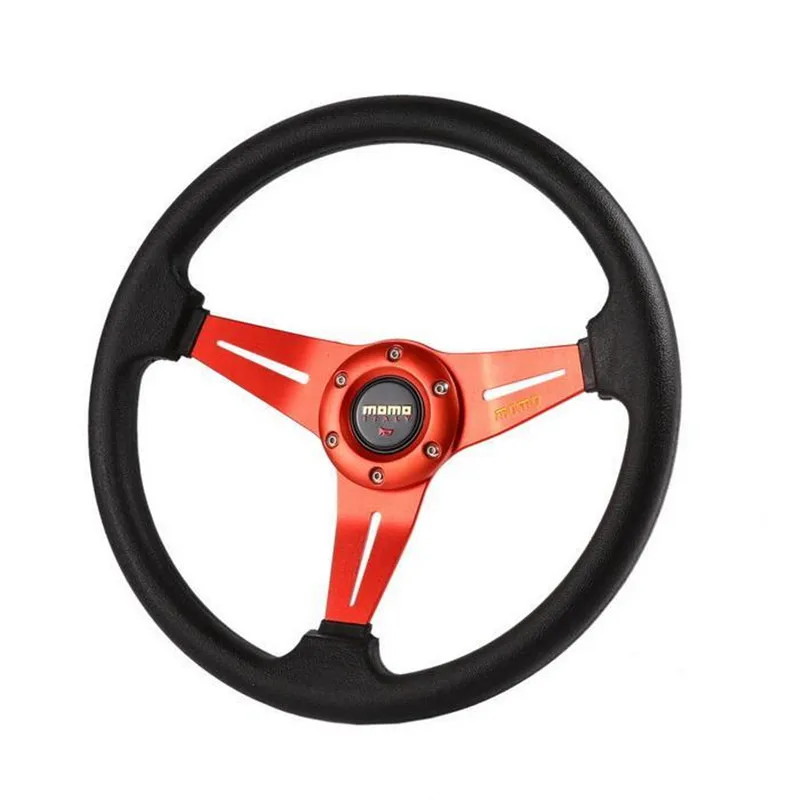 Steering BLUE/RED Blue Red Bolts Racing 350mm steel from for Made PVC inch 13 Drifting durability 6 35cm Wheel Sports 8 | Автомобили и