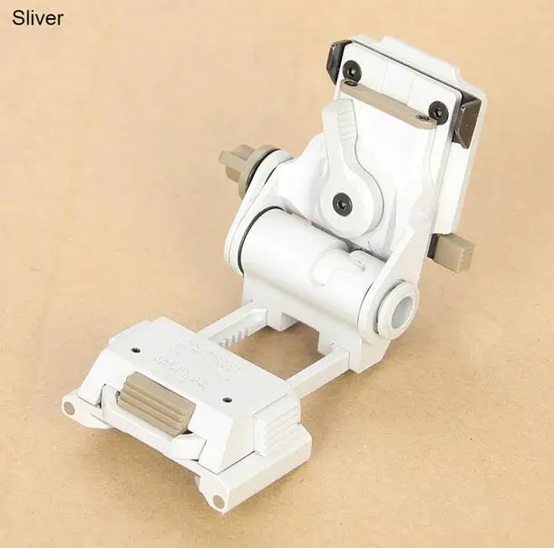 Silver PPT тактические аксессуары шлемы VAS Shroud L4 G24 NVG крепление ночного видения Rhino Arm nvg крепления металлический шлем адаптеры - Цвет: Silver