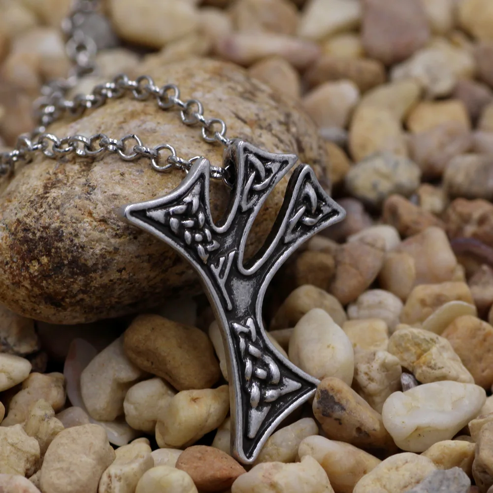Руна викингов Feha Pagan Norse Рунический Амулет подвеска ожерелье|pendant necklace|norse runesviking