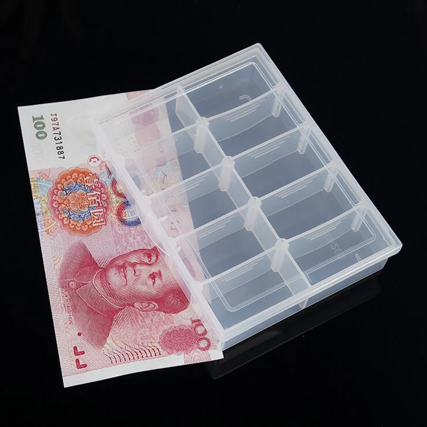 1 предмет Новинка 10 слотов клетки Портативный ящик для ювелирных инструментов с