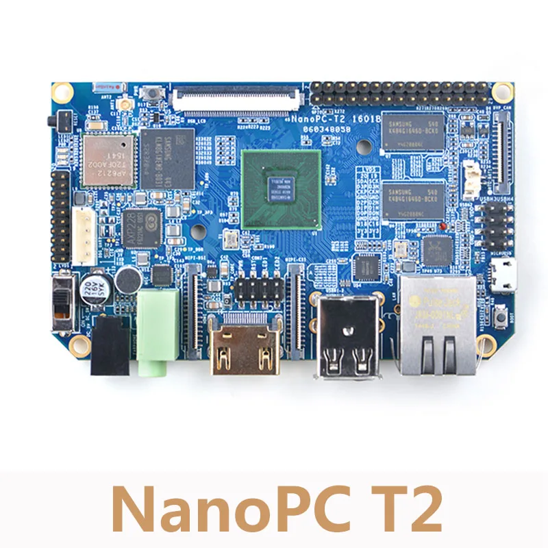 NanoPC T2 A9 четырехъядерная плата разработки S5P4418 карта компьютера на бортовой Wi Fi