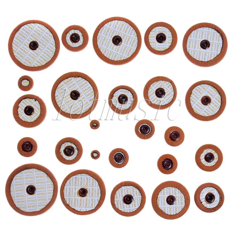 2 набора роскошных прокладок для саксофона тенор оранжевая кожаная прокладка