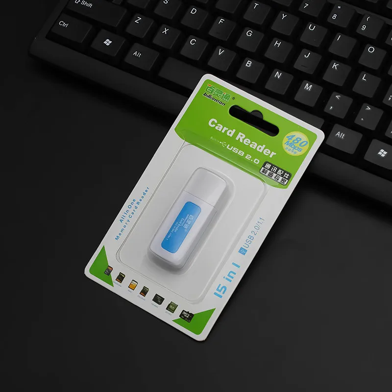 Продажи 4 в 1 молния/micro usb/usb 2.0 устройство чтения карт памяти iphone 6s 7 плюс металла