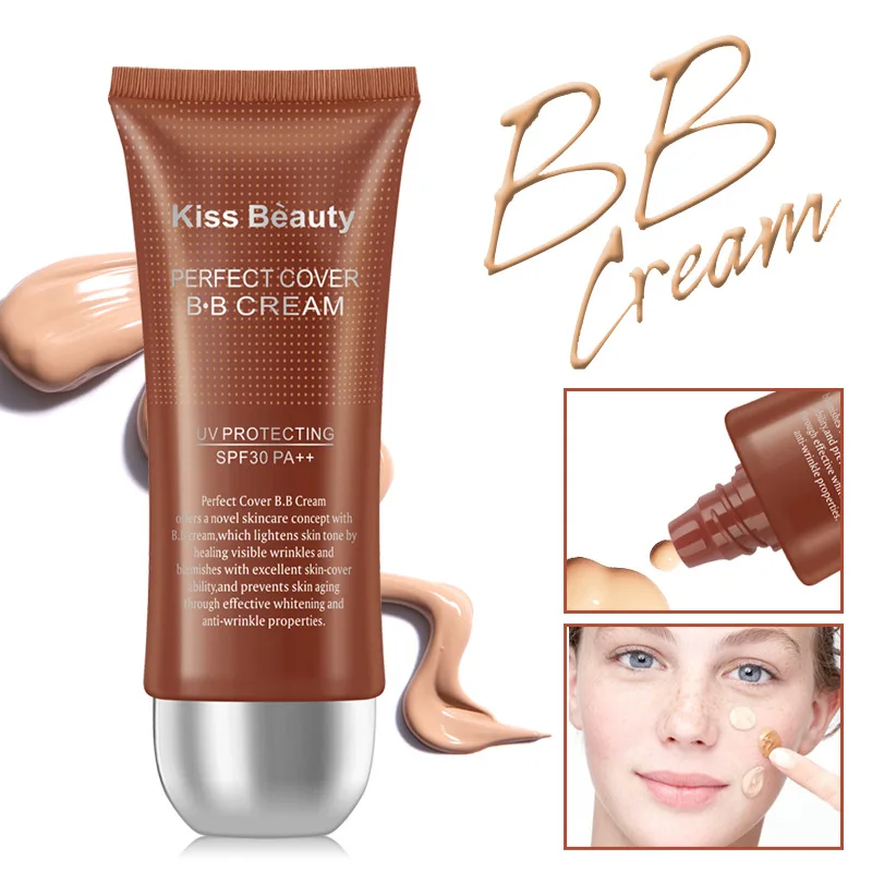 Косметический крем KISS BEAUTY BB идеальный для ухода за лицом основа макияжа CC