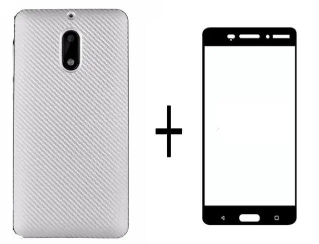 Для Nokia 5 Чехол 6 3 крышка жесткая Защитная матовая задняя панель с эффектом