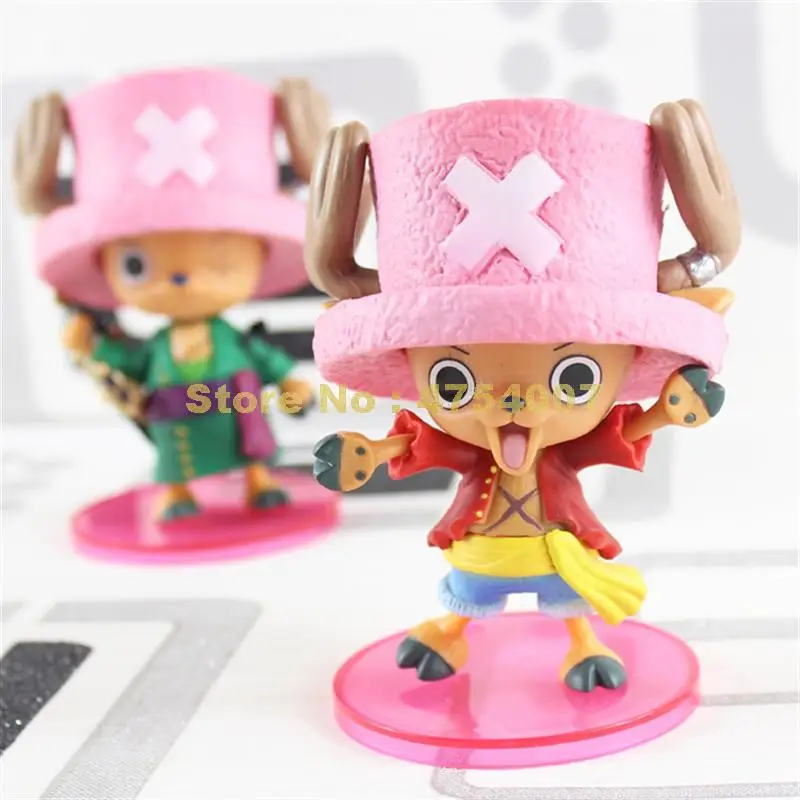 4 шт./компл. Аниме one piece 1th Тони Чоппер модель для косплея ПВХ экшн-фигурка кукла