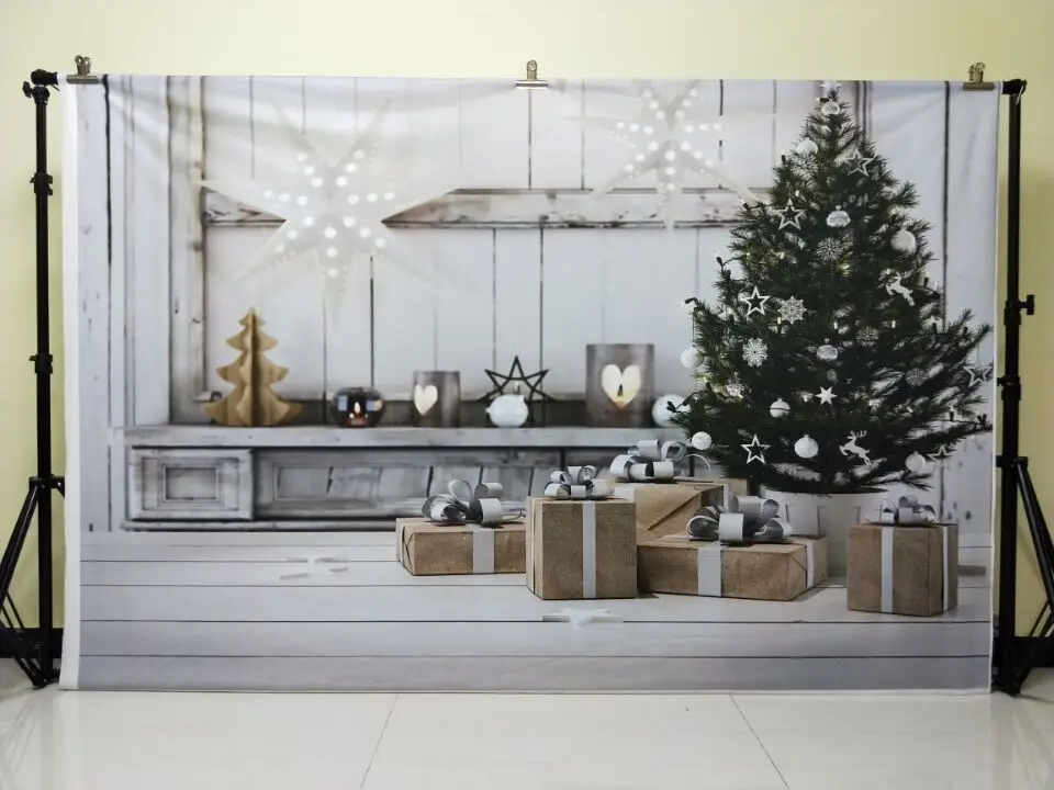 HUAYI 5x7ft фон для фотосъемки Рождество реквизит фотографии из хлопкополиэфирной