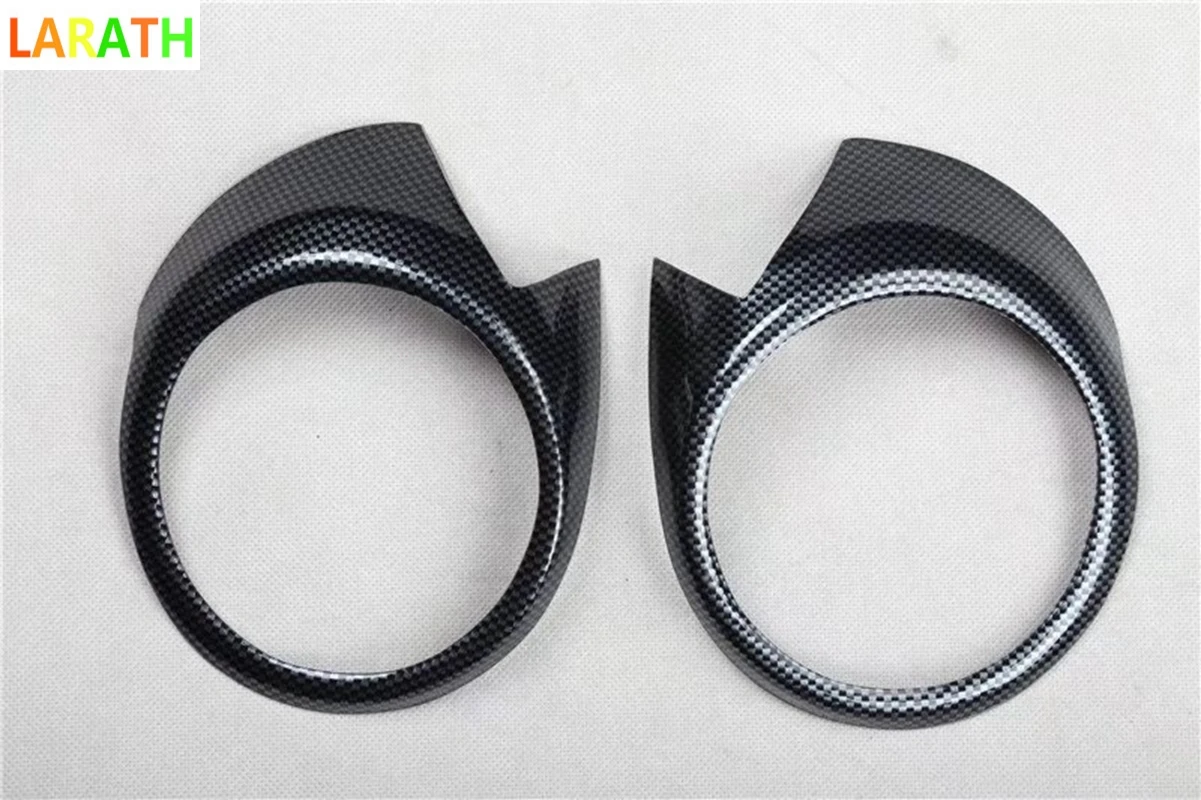 Для Honda Fit Jazz 2007-2012 углеродное волокно Черное Красное дерево передняя сторона