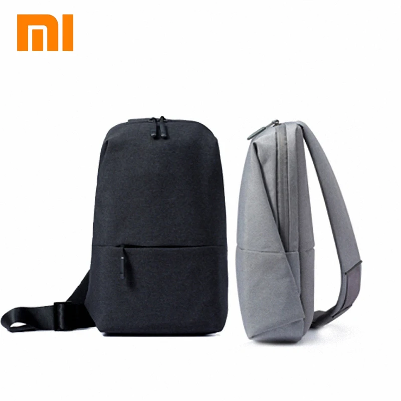 

Original Xiaomi mi Backpack Sling Bag Leisure Chest Pack Small Size Shoulder Type Unisex Rucksack Crossbody Bag 4L Polyester