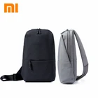 Рюкзак Xiaomi mi, фирменная Удобная нагрудная Сумка-слинг, унисекс, из полиэстера 4 л, маленького размера, через плечо