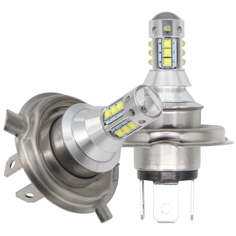 2 шт. Автомобильные светодиодные противотуманные фары H4 HB2 9003 Hi/Lo 16SMD с чипами