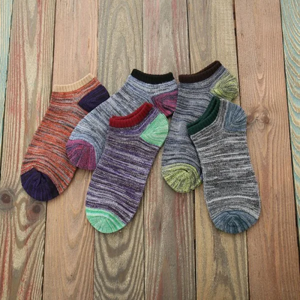 Patchwork Socks Мужские хлопковые носки в полоску с буквенным принтом, спортивные носки, лето-осень, новые мужские повседневные дышащие мягкие мужские носки в стиле Харадзюку, Meias - Цвет: Patchwork Socks