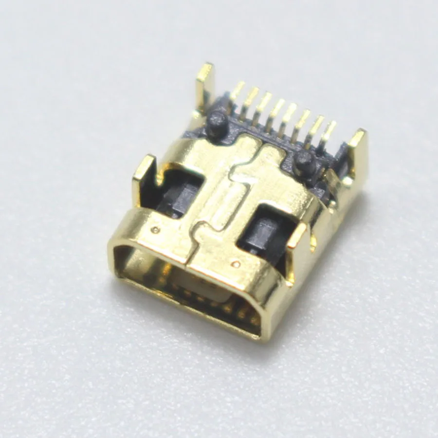 2 шт. 8 контактный разъем Mini USB для цифровой камеры|plug connector|l connectorplug gold |