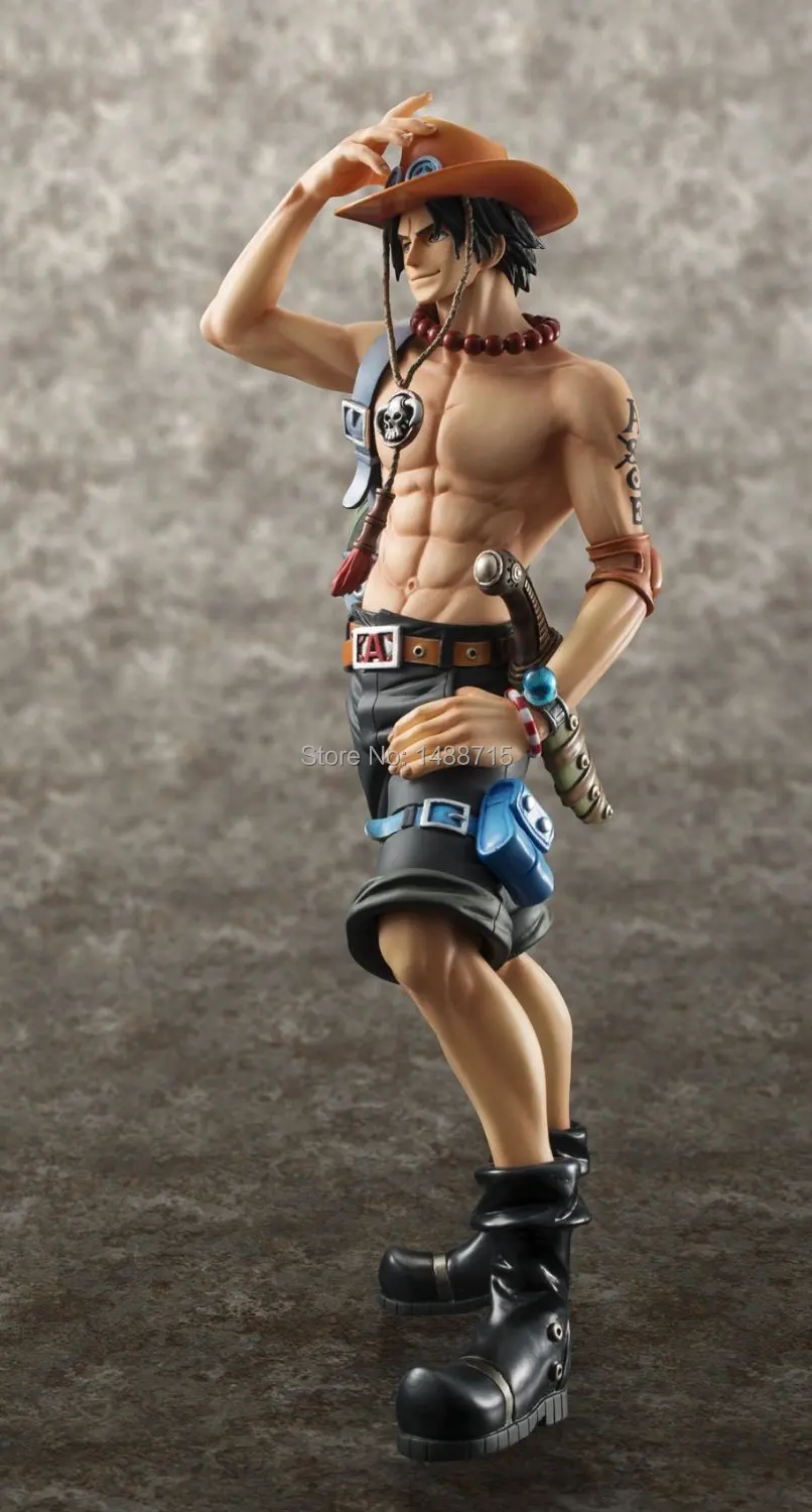 

Hot Comic Anime One Piece Fire Fist Portgas D. Ace Megahouse 10th Excellent Model 23CM Action Figure Toys Brand New