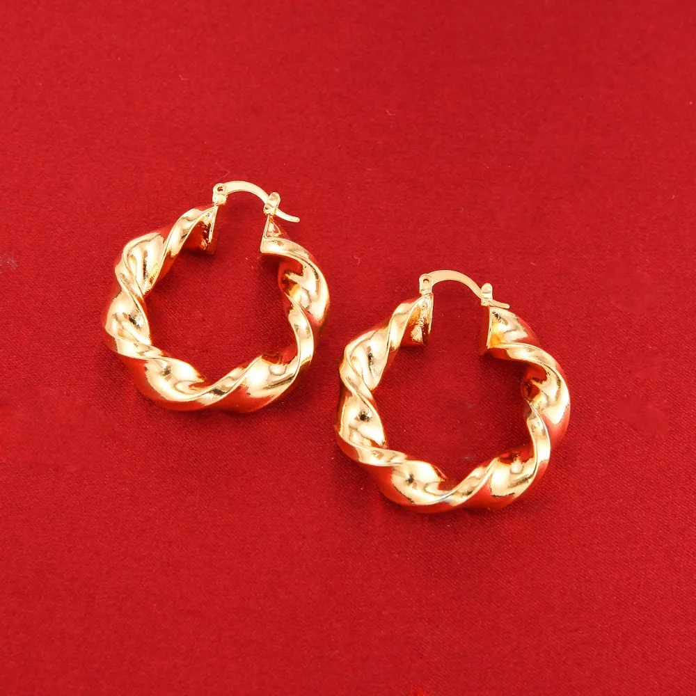 Женские серьги кольца с двусторонним покрытием|hoop earrings for women|fashion hoop earringshoop |