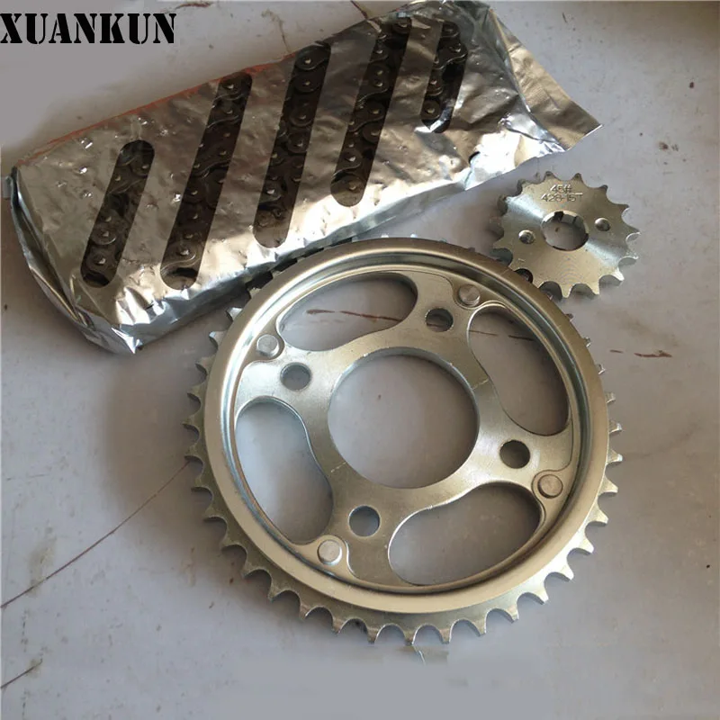 Цепь для мотоцикла XUANKUN FB150 большая цепь до и после зубной звездочки|tooth sprocket|motorcycle