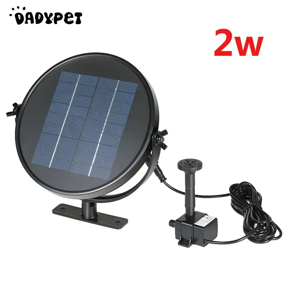 Бесщеточный комплект водяного насоса на солнечной батарее 9 В 3 Вт 2 солнечная