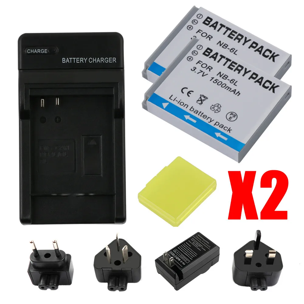 Титановый Электролитный электрод со случайно выбранным NB-6L NB-6LH NB 6L 6LH NB6L Батарея+ ЖК-дисплей двойной Зарядное устройство для Canon IXUS 85 см, 95 см-SX275 SX280 SX510 PowerShot D10 S90 SD1200 200