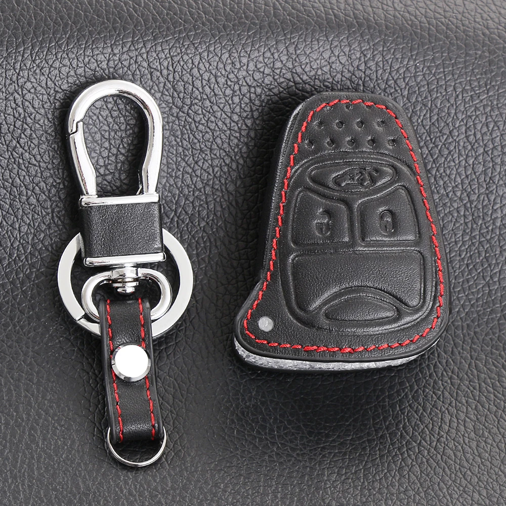 Кожаный держатель для ключей Jeep Grand Cherokee компас патриот Dodge Journey Chrysler 300C кожаный