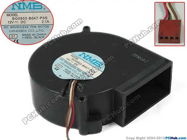 NMB MAT BG0903 B047 POS DC 12V 2.1A 97x97x33 мм Сервер вентилятор охлаждения|blower fan|12v dc blower fanserver fan |