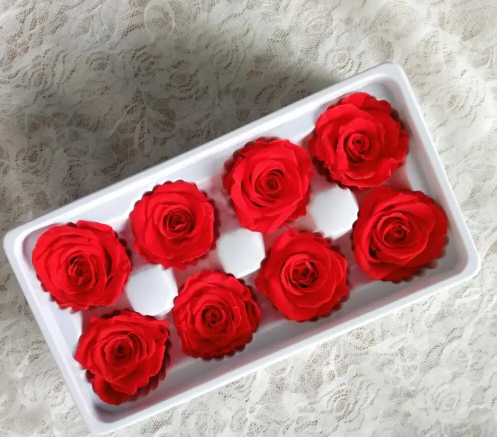 8 шт. 4-5 см сохраненные цветы розы бутоны для свадебной вечеринки праздника дня