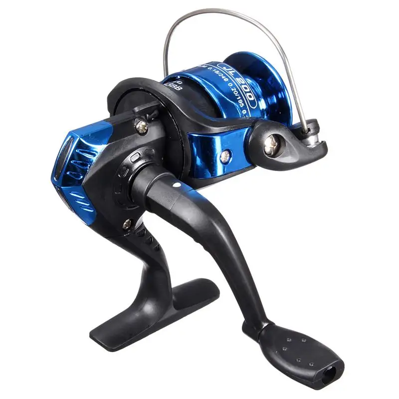Дешевая Рыболовная катушка DZ200 стильные катушки для спиннинга с мини-ручкой