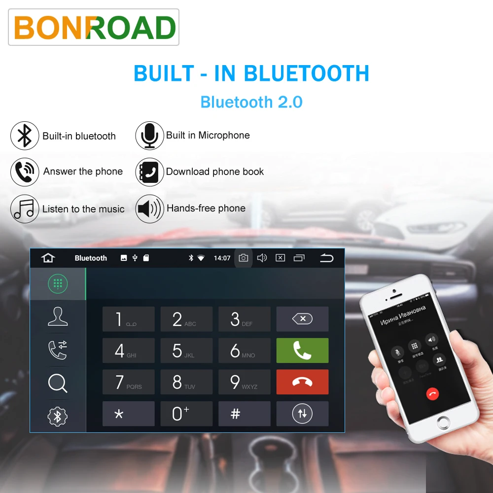 2 Din Android 7.1.2 автомобильный dvd плеер для FORD/FOCUS 2/MONDEO/S MAX/CONNECT 2008 2009 2010 2011 головное