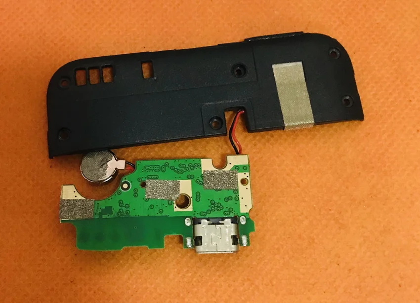Б/у оригинальная зарядная плата с USB разъемом + Громкий динамик для M Horse Pure 3 MTK6763