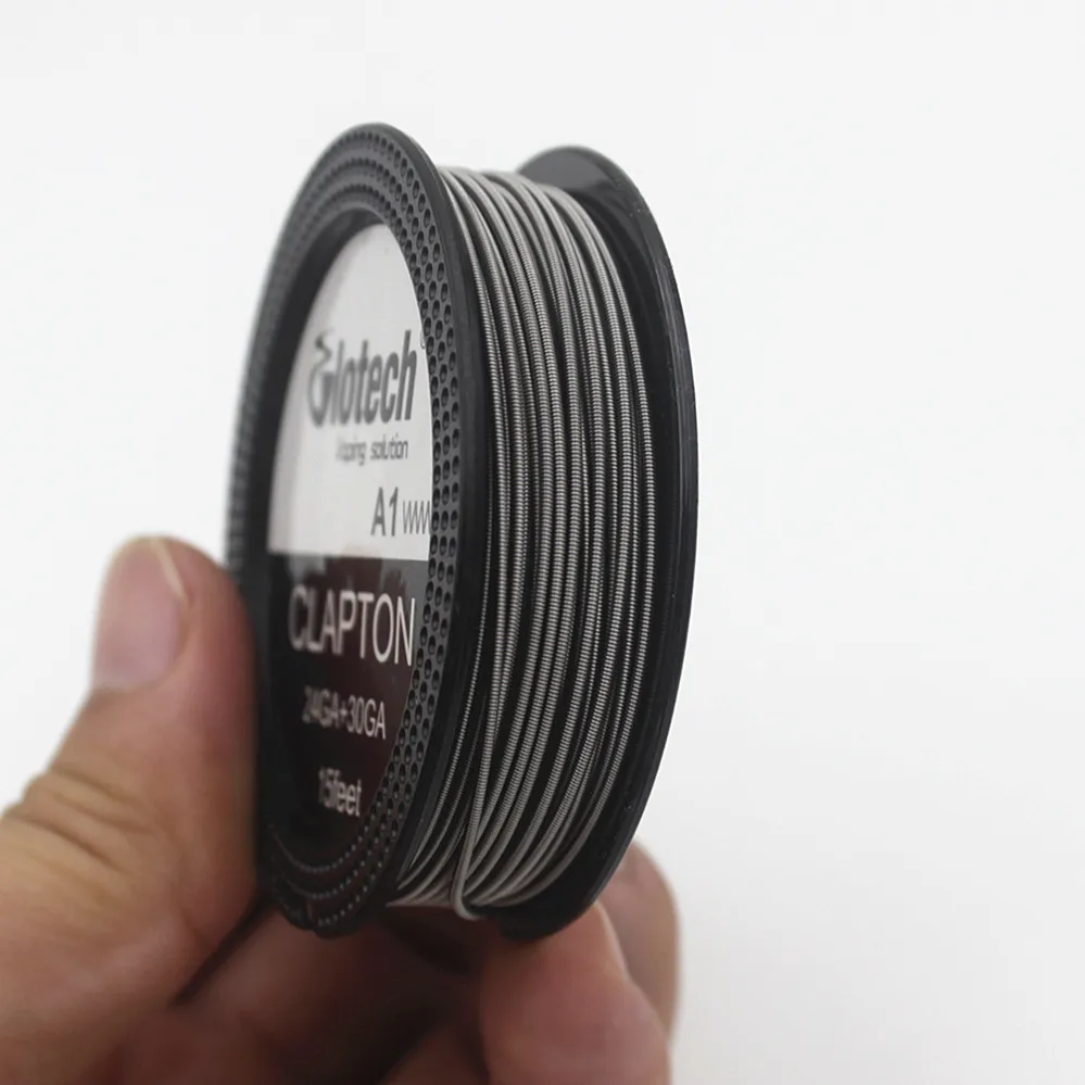 Фото Glotech Alien Tiger Fused Clapton A1 нагревательный провод, смешанная витая катушка, провод для DIY RDA RBA, распылитель, здание, катушки для вейпа №4