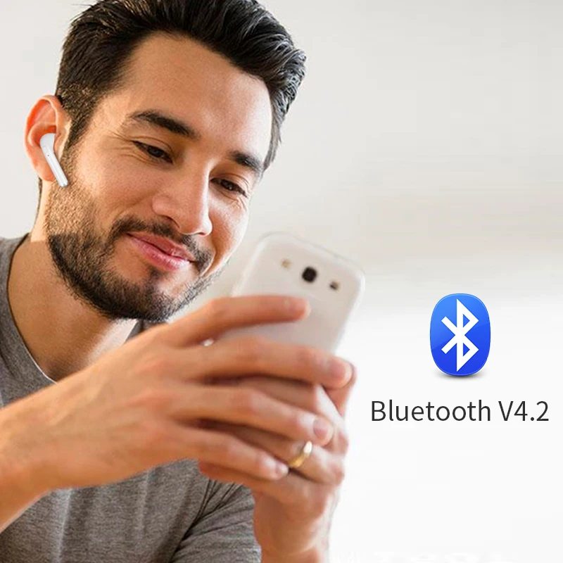 DFOI Bluetooth Наушники Беспроводные спортивные наушники стерео с микрофоном для