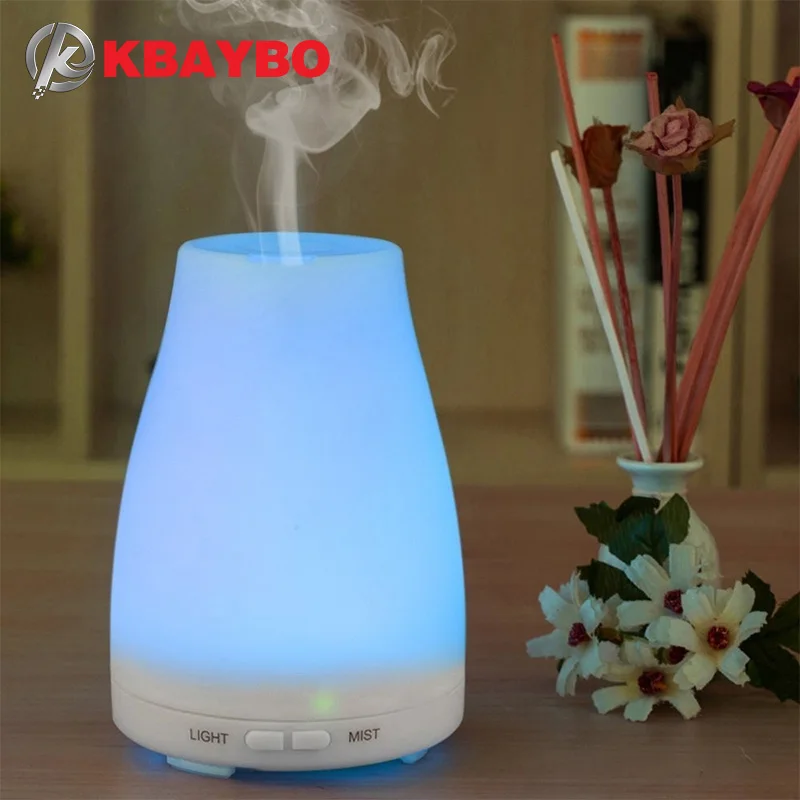Ultrasonic Humidifier Aromatherapy Oil Diffuser Cool Mist With Color LED Lights essential oil diffuser Waterless Auto Shut-off | Бытовая