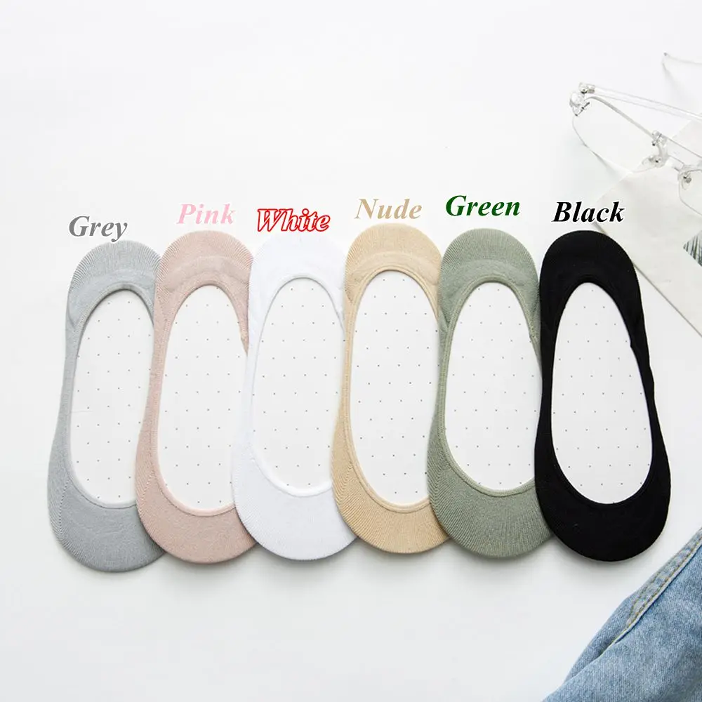 1 пара повседневные хлопковые носки башмачки для женщин и мужчин невидимые