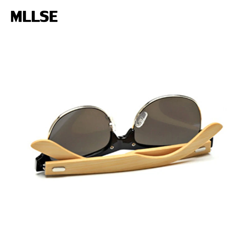 2017 бамбук Солнцезащитные очки для женщин Для Брендовая Дизайнерская обувь