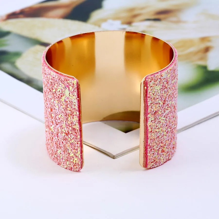 2018 модные ювелирные изделия Новые разноцветные открытые большие металлические