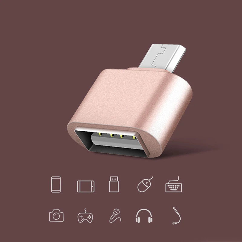 Адаптер FFFAS Micro USB OTG для камеры флеш накопитель телефона android кабель разъем