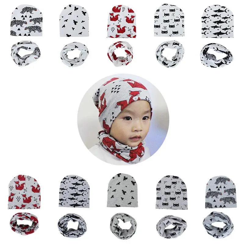 Новая стильная шляпа для малыша милый мультяшный принт с рыбами детская шапка