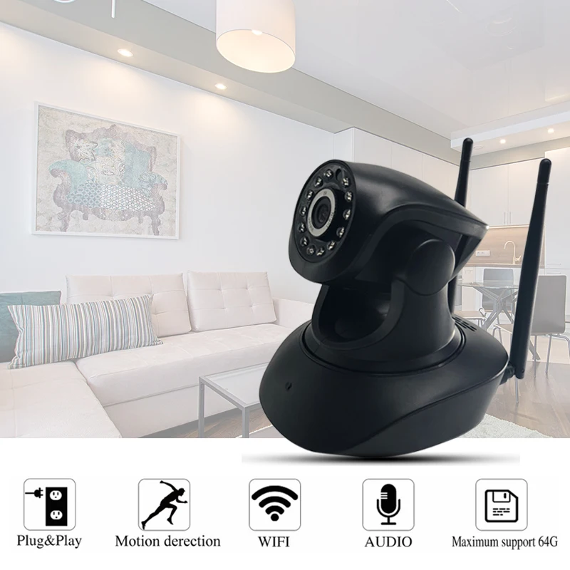 Wi Fi Камера ip камера видеонаблюдения с поддержкой 1080p HD Pan Tilt IP наблюдения для