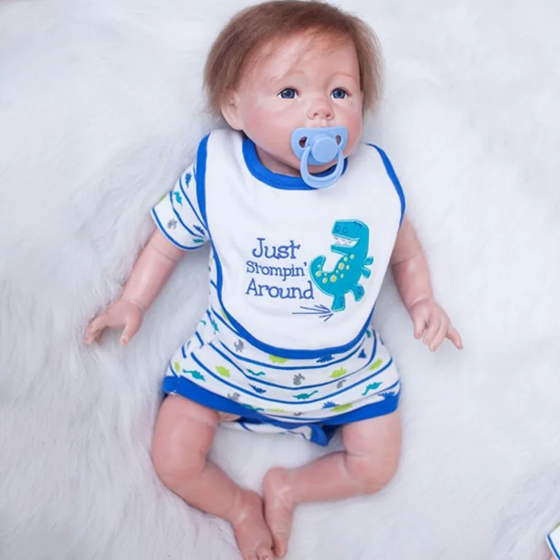 Кукла реборн Мягкая силиконовая Реалистичная виниловая игрушка для