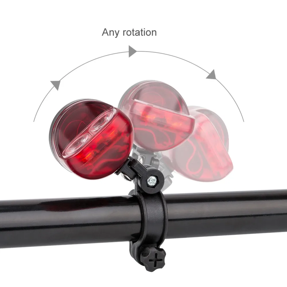 Сани магнитной индукции Предупреждение фар светодио дный велосипед задний