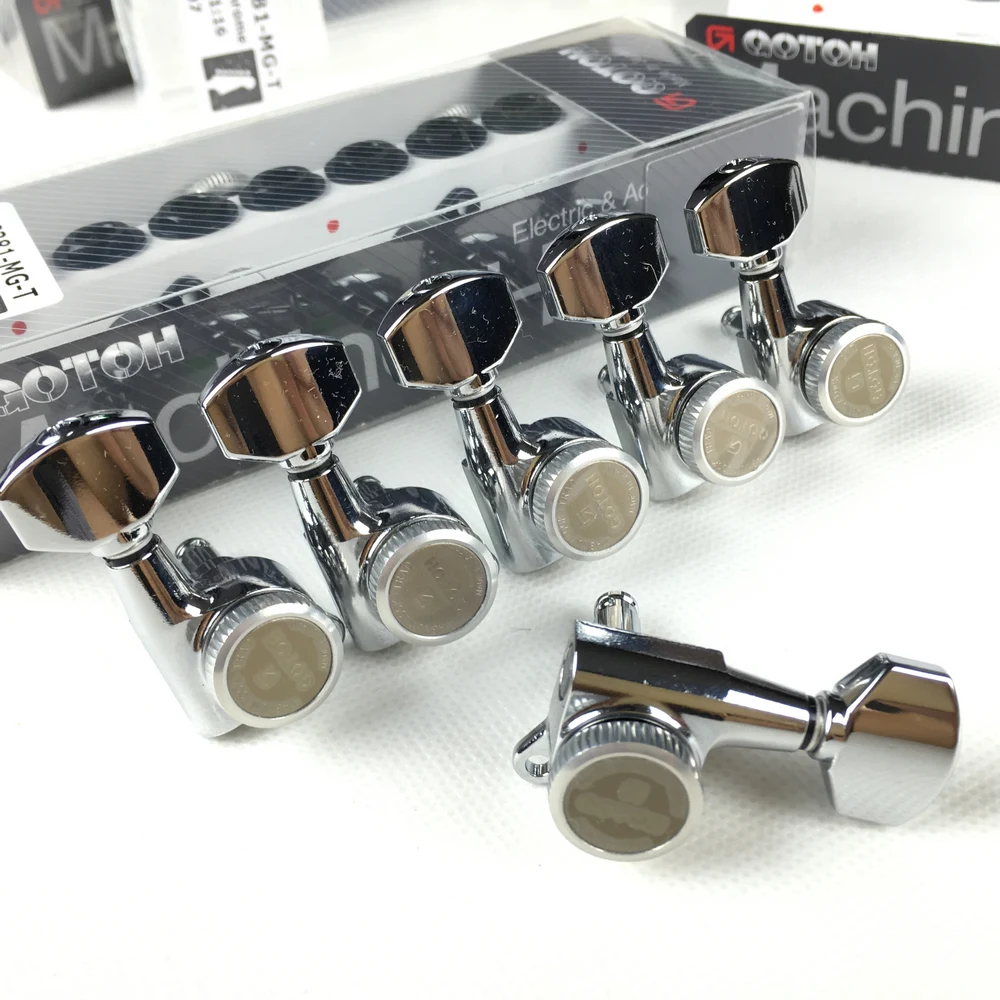GOTOH SG381-07-MGT электрогитары блокировка машины головки тюнеры(хром черный золото серебро) колышек