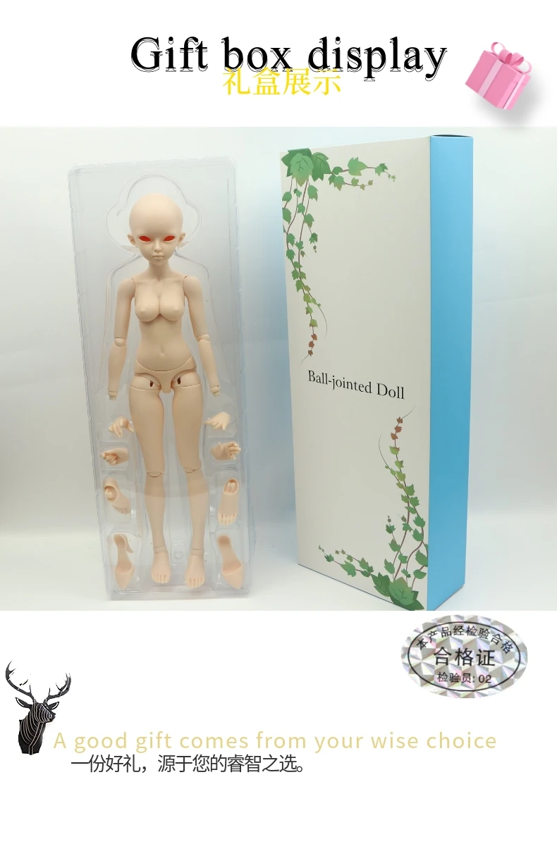 Bjd кукла-1/8 Купидон высокое качество кукла