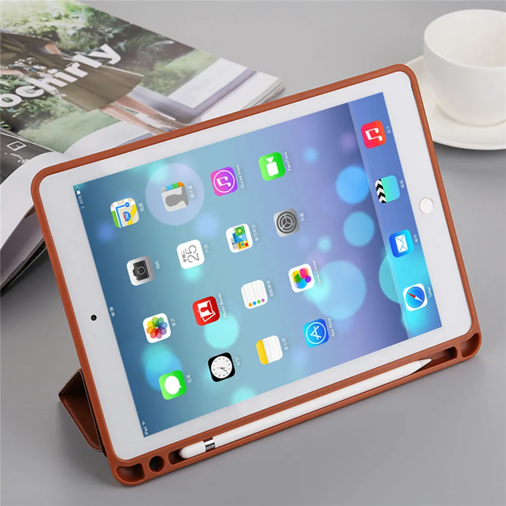 Защитный чехол из искусственной кожи 7 9 дюйма для Apple iPad Mini 5 2019 с держателем