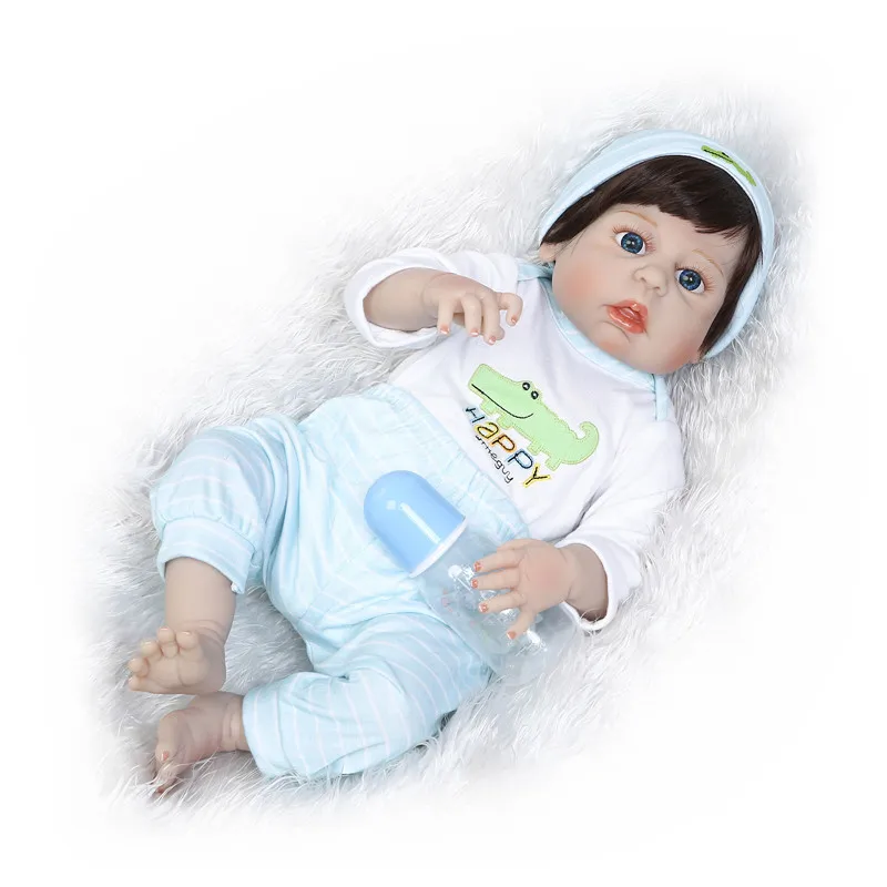 

Реалистичные силиконовые куклы bebe boy reborn 55 см, Новое поступление, реалистичные детские игрушки Reborn для детского рождественского подарка