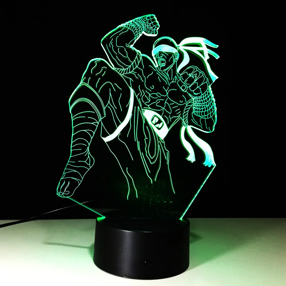 Ночник Сэм с 3d иллюзией 7 цветов|Ночники| |