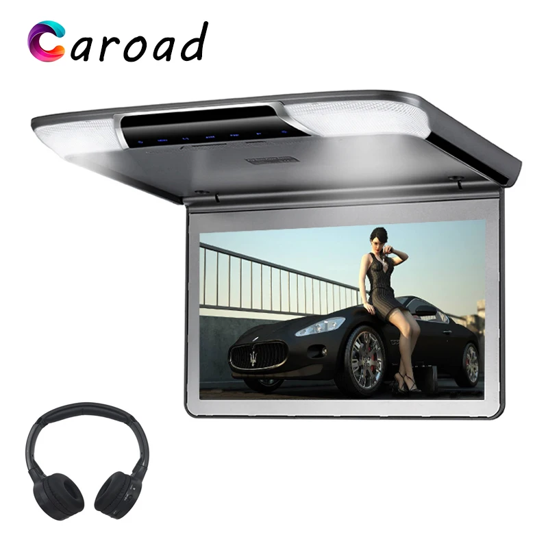 Автомобильный потолочный монитор Caroad 11 6 дюйма с откидной крышей и