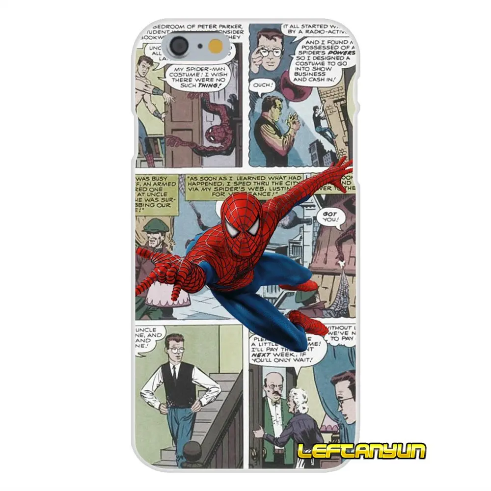 Comic bats spider man fantasy lady Slim Silicone phone Case For iPhone X 4 4S 5 5S 5C SE 6 6S 7 8 Plus | Мобильные телефоны и